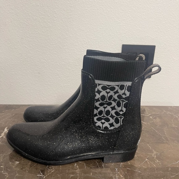 New! Unworn! Coach Rain Bootie (Authentic) Size 10B - Picture 5 of 11